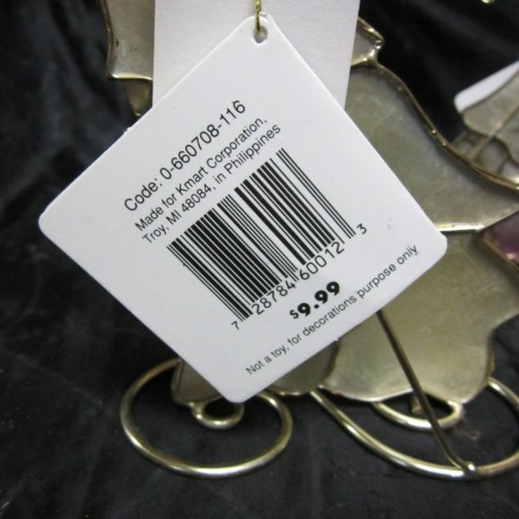 Vtg 80-90'S KMART TRIM A HOME CAPIZ ANGEL TABLETOP SET OF 3 ANGELS METAL W/CAPIZ - Picture 8 of 10